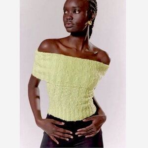 UO Silence + Noise Starlet Off-The-Shoulder Top